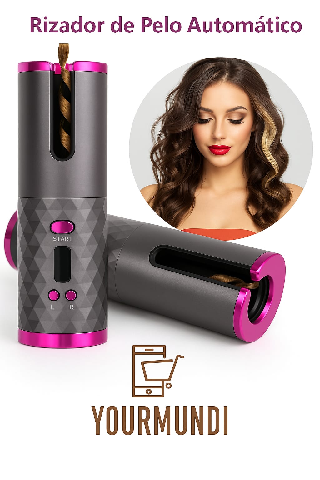 Bella Curls-Rizador para cabello