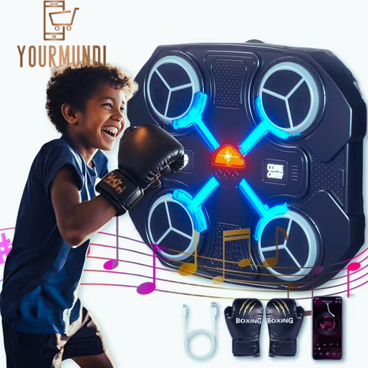 Maquina De Boxeo Musical Con Guantes